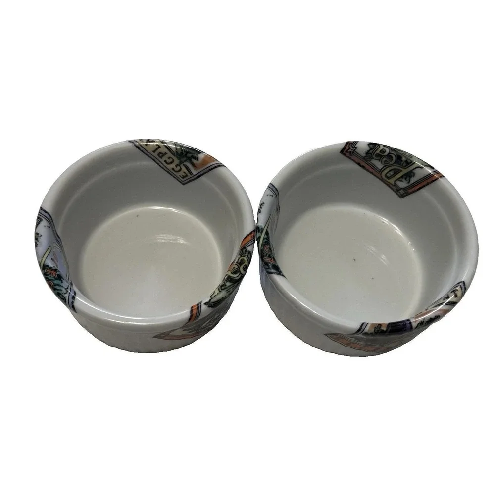BIA Cordon Bleu Seed Packets Ramekins Souffle Dishes Set of 2 3.5